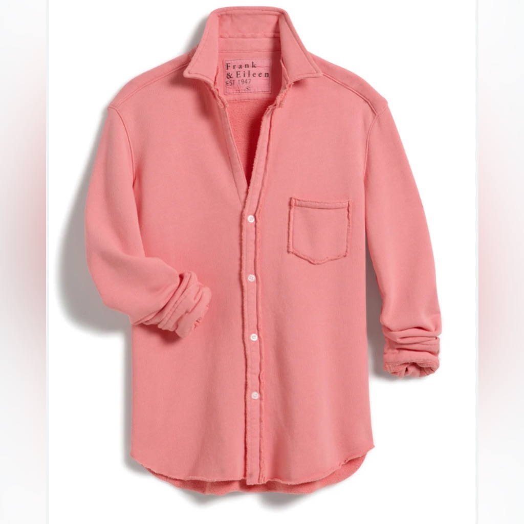 Nwot Frank & Eileen Triple Fleece Eileen Button Down Shirt M
